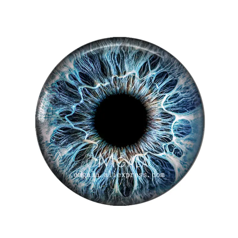 Beauty Dragon Animal Eyes Dolls Toy Eyeball Mixed 10pcs 8mm-40mm Round photo glass cabochon demo flat back Making findings