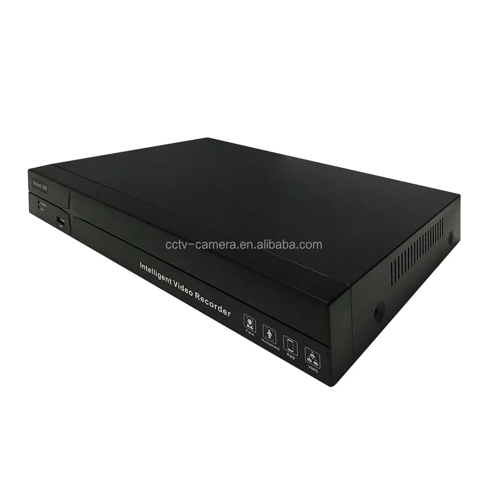 Fabbrica di sicurezza Personalizza software 2 slot HDD Porta PoE a 16 canali Videoregistratore di rete tutto in uno 8MP 4K AI 16CH POE NVR