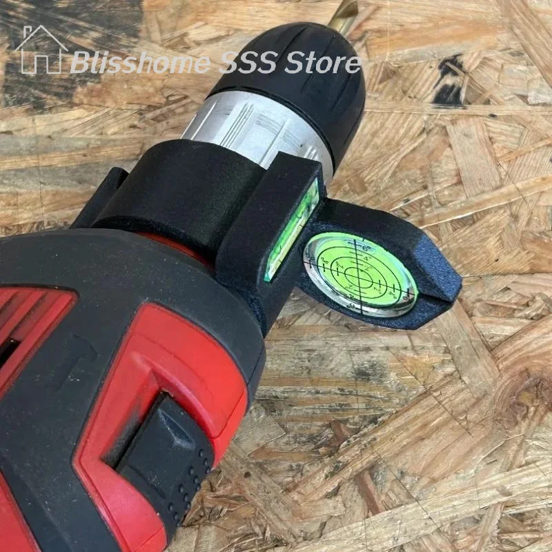【S】Precision 1Pcs Electric Drill Leveling Assistant Tools Hole Drilling Precision Guide Wall Decor Photo Frame Pipeline