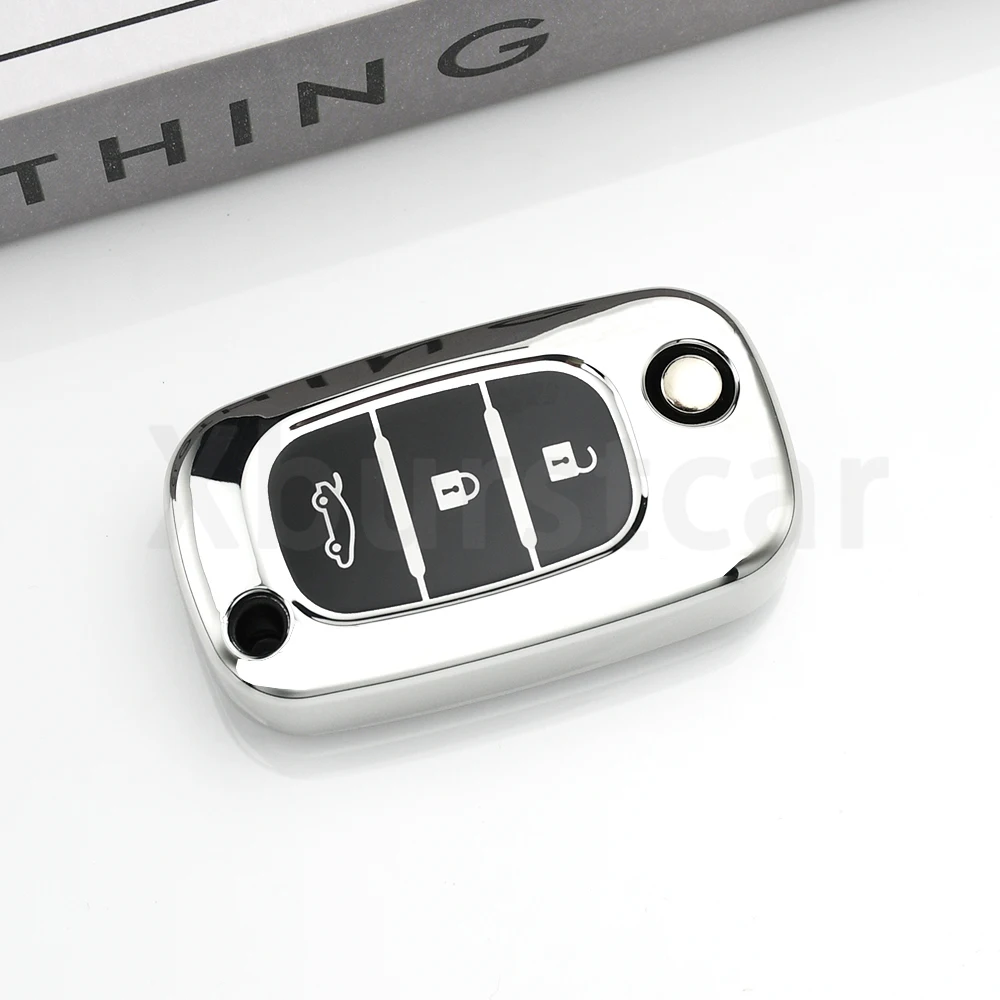 3Button TPU Car Key Case Cover For Renault Clio Megane Fluence for Mercedes for LADA Vesta Granta XRay Kalina Priora Sedan Sport
