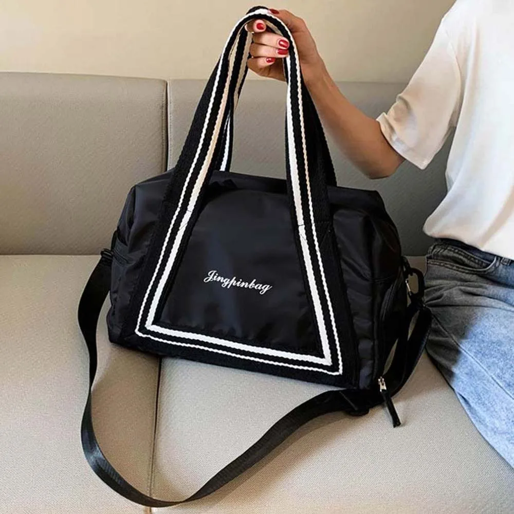 

Sturdy Oxford Cloth Travel Bag Fitness Pouch Multi-functional Large Capacity Yoga Bag Multi Layered Polyester