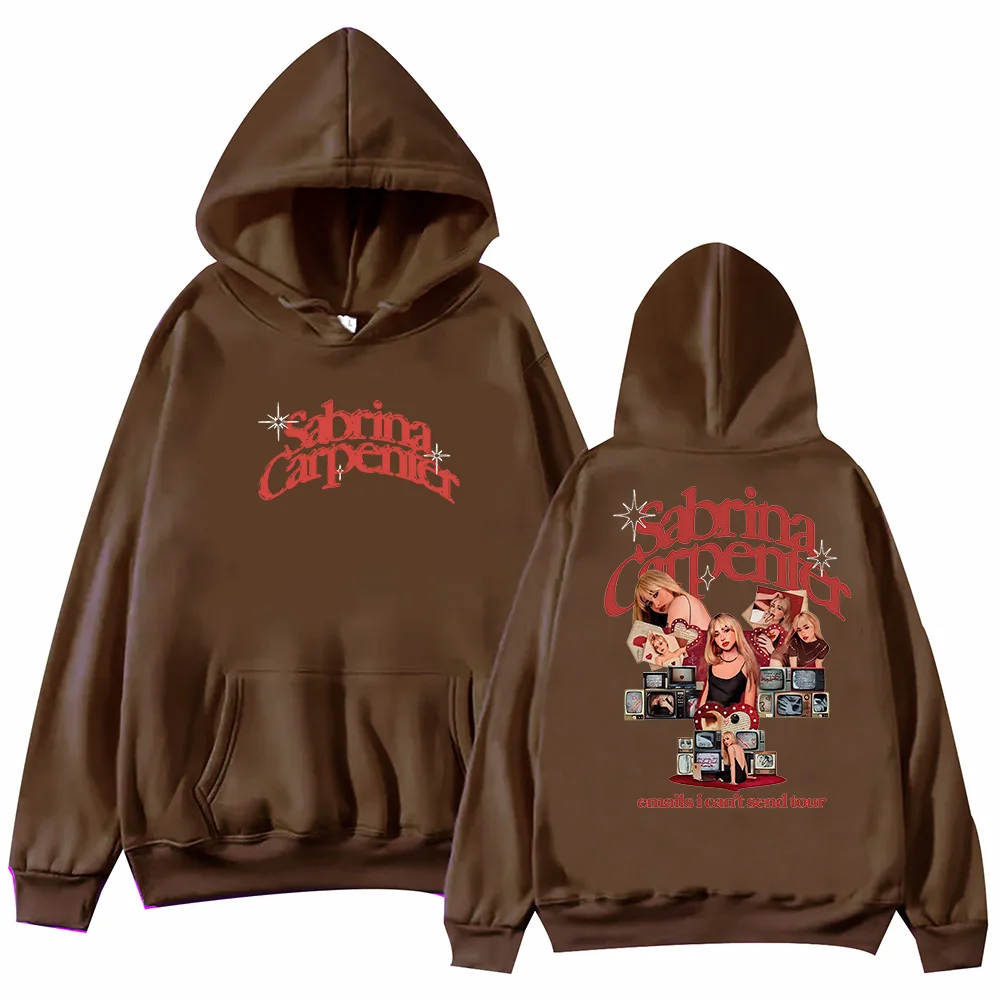 Sabrina Hoodie tur 2024 atasan Pullover Harajuku uniseks Hoodie lengan panjang hadiah penggemar Muisc Tour