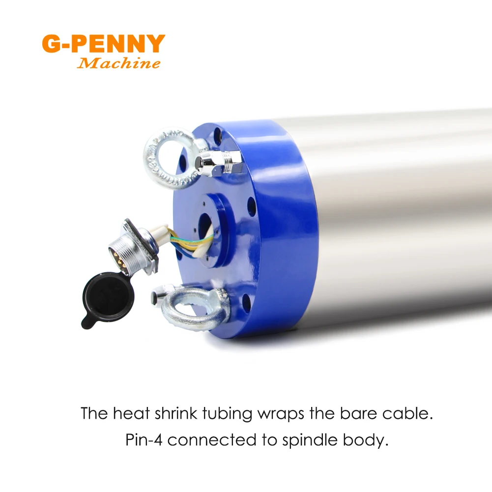 G-Penny 5.5KW ER25 Metal working water cooled spindle motor 220v/380v Ceramic bearings 400HZ/800Hz 12000/24000RPM