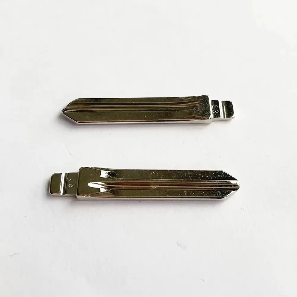 10Pcs #83 SX9 Metal Uncut Flip Key Blade Compatible KD VVDI Replacement Blank For Peugeot Citroen Folding Car Remote Key