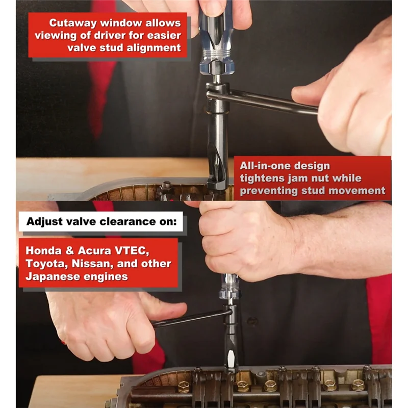 

Инструмент для регулировки клапана 10 мм, глухая гайка, регулировочная шпилька для шлицевого клапана, шлифовальный инструмент для клапана, инструмент для удаления направляющей притирки клапана-AD39