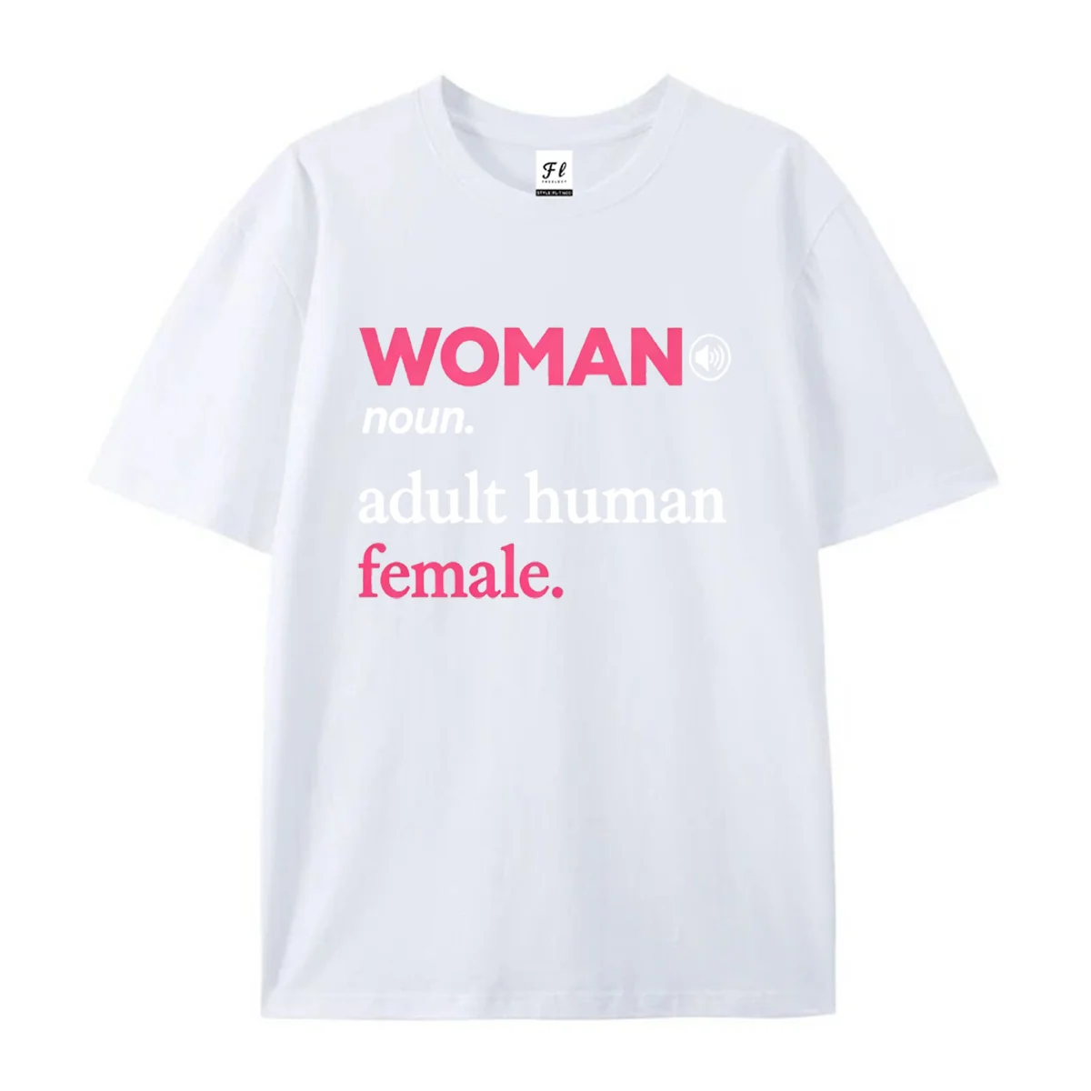 Woman Noun Adult Human Female Graphic T‑Shirts for Women Inspirational Letter Print Short Sleeve Tee Casual Loose Fit Tops Wear