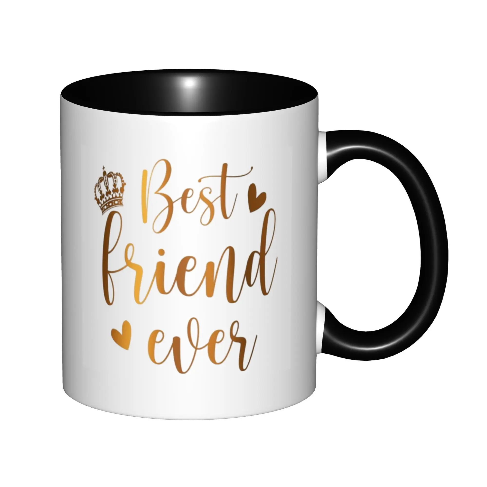 

Best Friend Birthday Gifts for Women Mugs With Black Handle Birthday Coffee Mugs Ceramic Tea Cups 11oz