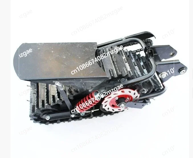 Off-Road Vehicle Modification Parts for Motorcycles, Ski Board and Rubber Track Accessories with Sled System