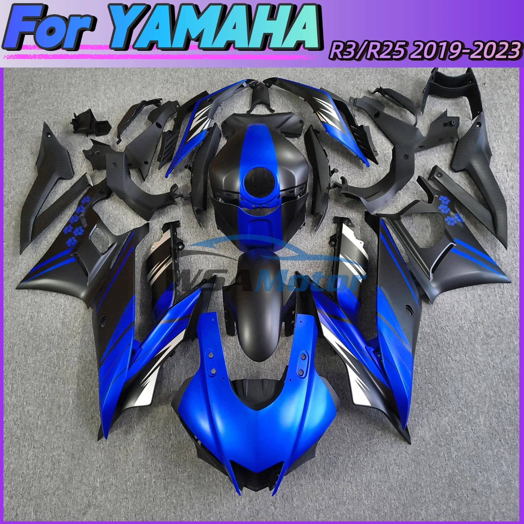 Motorcycle full Fairing Body kit Fit For Yamaha R3 R25 19-23 2019 2020 2021 2022 2023 bodywork ABS Injection mold Fairings kits