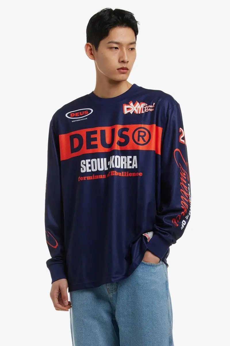 DEUS EX MACHINA-Camiseta de manga larga para hombre, Jersey para bicicleta de montaña, Motocross, todoterreno, ciclismo de descenso