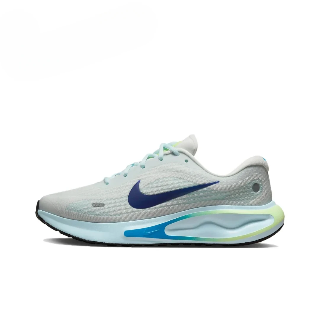 Nike Journey Run Summit White Glacier Blue Barely Volt Deep Royal Blue FN0228-101 Non-slip Unisex Running Shoes