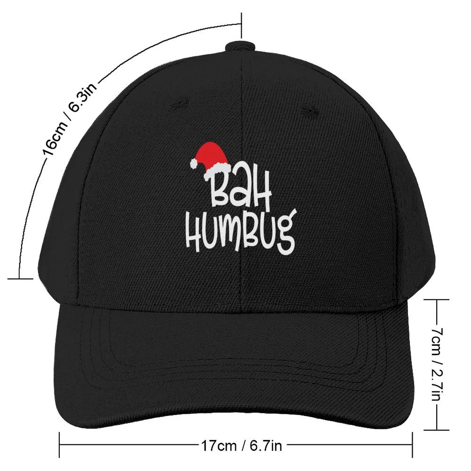 Bah humbug Baseball Cap derby hat Anime Sun Cap Women's Golf Clothing Men's