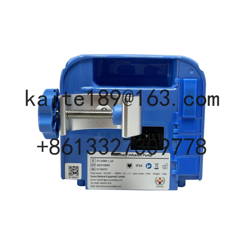 SY-G089-1 الصين مضخة التسريب المحمولة الحجمي الأوتوماتيكية مضخة التسريب البيطرية الآمنة مع أجهزة الإنذار البصرية والمسمعة
