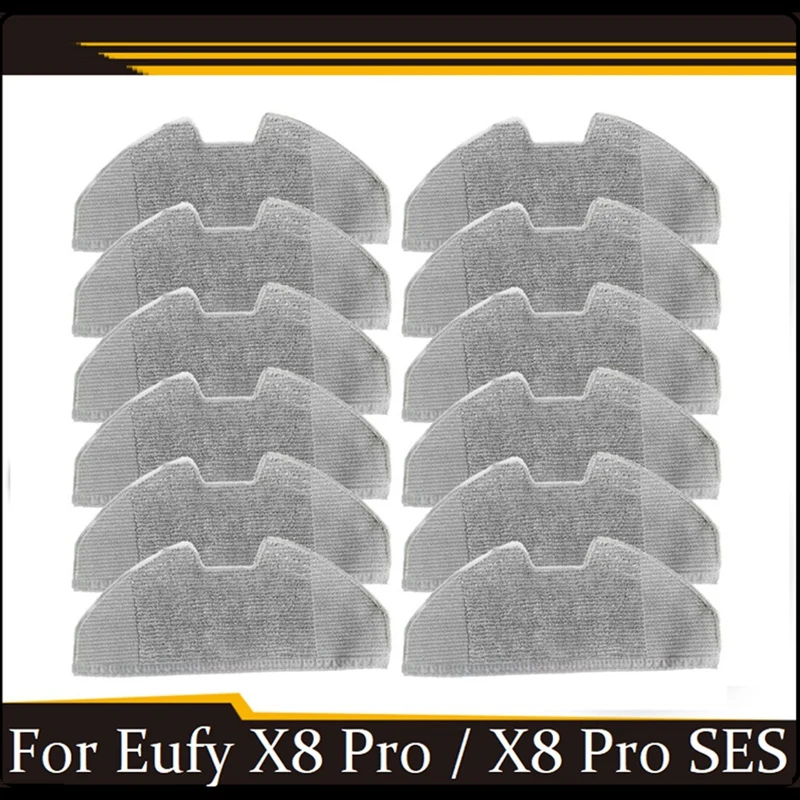 Eufy X8 Pro Serie X8 Pro SES 로봇 진공 청소기용 걸레 패드, 세척 및 재사용 가능 걸레 천, 예비 교체