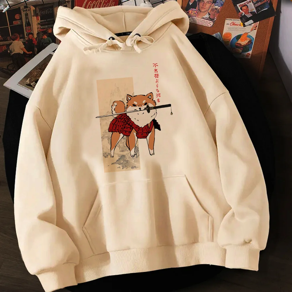 Shiba Inu-sudaderas con capucha para mujer, chándal gótico y2k, sudaderas con capucha de anime para mujer