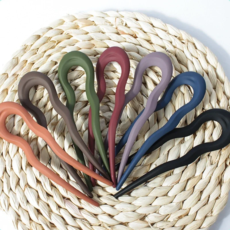 

Новый U-образный зажим для глазури, парикмахерские инструменты, фиксированная расческа для волос, модная фиксированная шпилька на затылке, аксессуары для волос