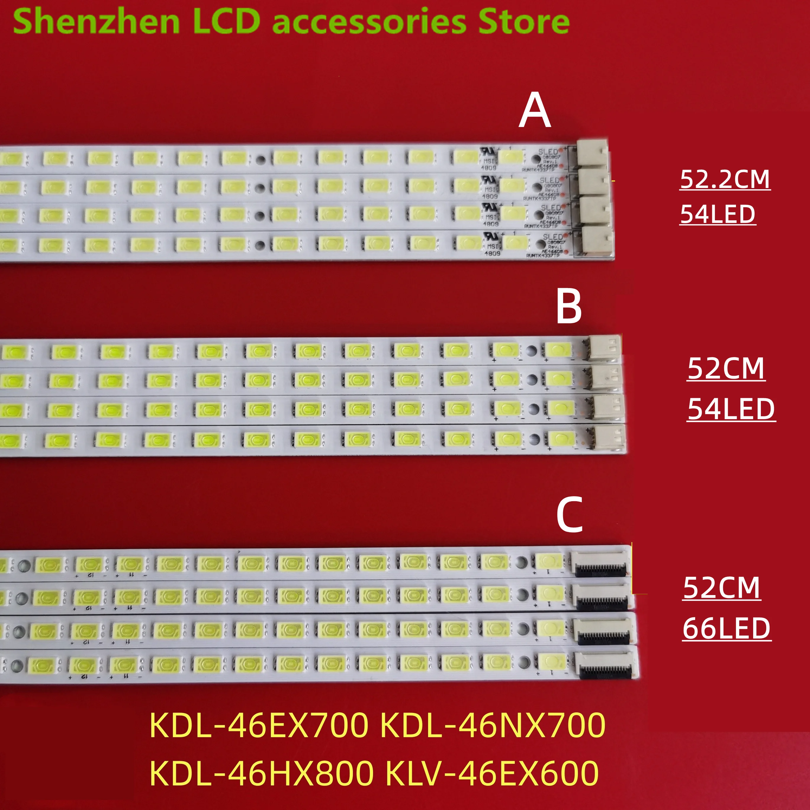 4PCS For Sony KDL-4…