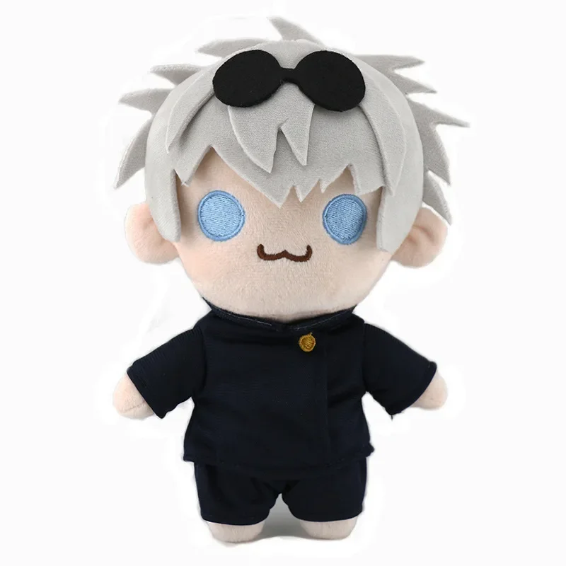 Marionetas de mano Jujutsu Kaisen para niños, juguetes de peluche de 21cm, relleno suave, muñecas de almohada de Gojo y Geto, regalo de cumpleaños y Navidad, nuevo