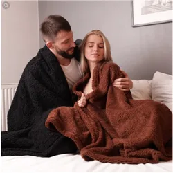 Hot Waterproof Blanket Couple Winter Warm Cozy Long Blanket-Thickened Oversized Blanket 100% Stain Resistant-Blanket