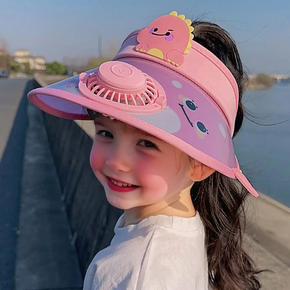

Children Adjustable Sports Sun Hat Boys Girls Tennis Golf Sunhat Children's Sun Visor Hat with Usb Charging for Summer for Boys