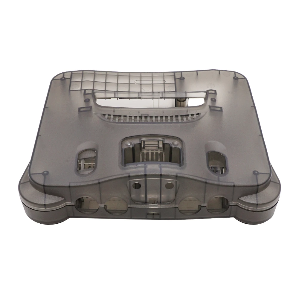 حافظة شفافة بديلة من البلاستيك من Bitfunx لهاتف N64 Nintendo 64، حافظة بديلة، صناديق شفافة #4