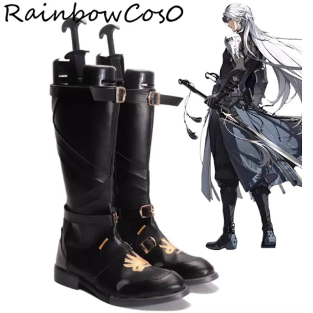 Jinhsi Calcharo Wuthering Waves 코스프레 신발 부츠 게임 애니메이션 파티 할로윈 RainbowCos0 W5455