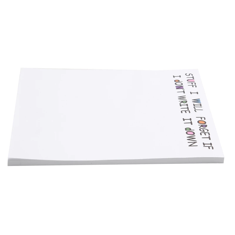 3X Funny Sticky Note, To Do List Notepad Funny Stationery, Office Supplies, Notebook Labels, Desk Sticky Note 50 Pages,A-AT93