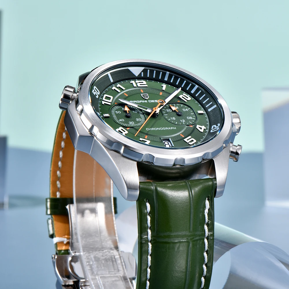 2026 New PAGANI DESIGN Mens Watches Luxury VK64 Chronograph Quartz Watch Men Super Luminous AR Sapphire Waterproof Gift watch view 5