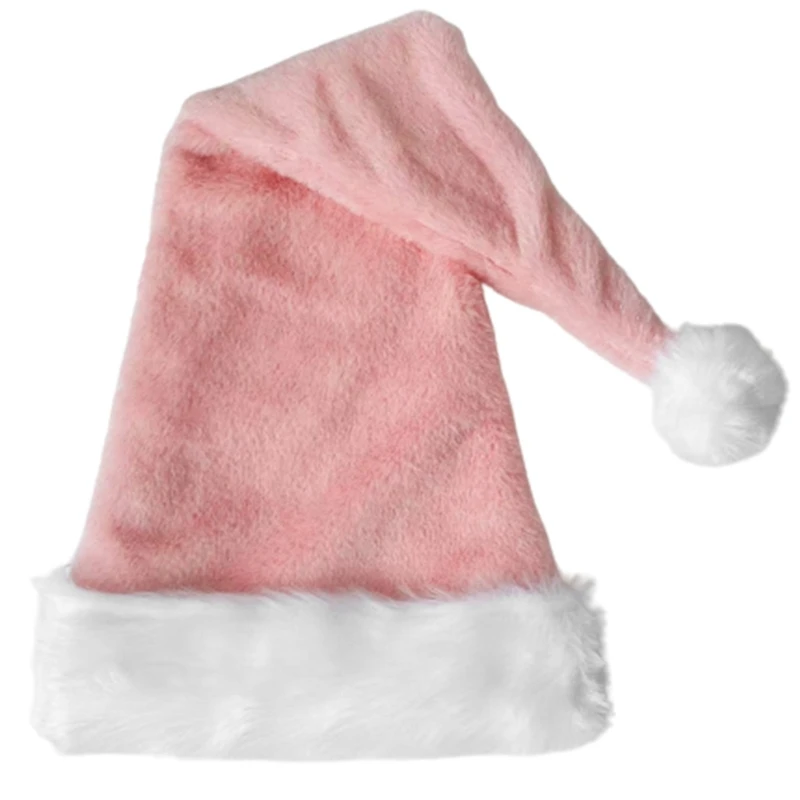 Christmas Headwear Thicken Plush Perfect for the Holidays Colorful Outfits for Cosplay Santa Furry Hat Dropshipping