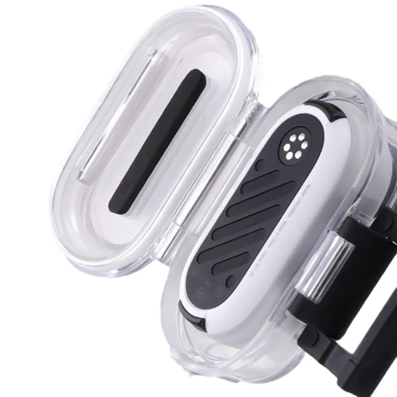 JABS-funda protectora para Insta360 Go3, funda de buceo Invisible impermeable de 40M, carcasa protectora transparente de vidrio templado óptico