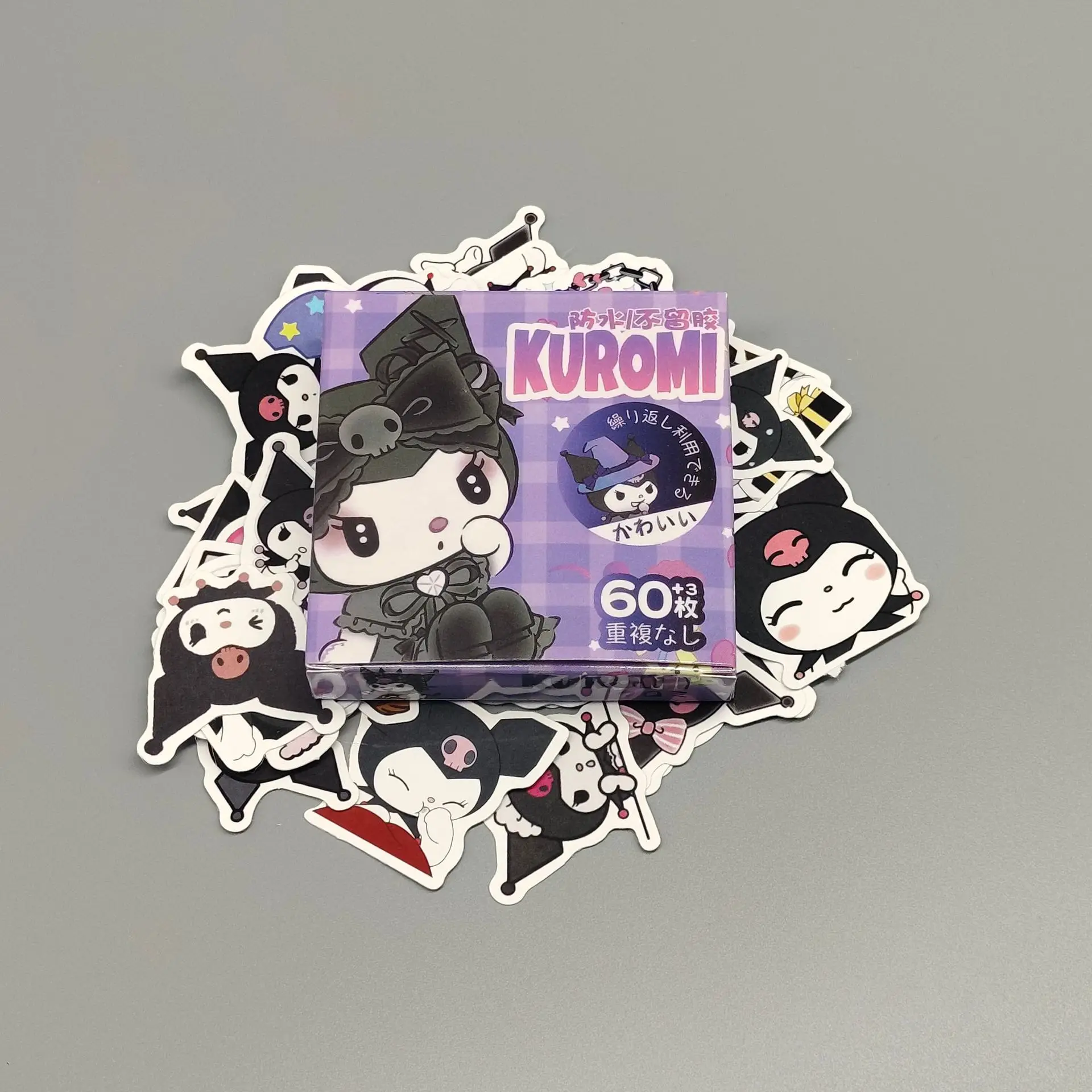 Sanrio autocollants coffret cadeau mignon bagages cahier Skateboard tasse d'eau Graffiti autocollants décoratifs