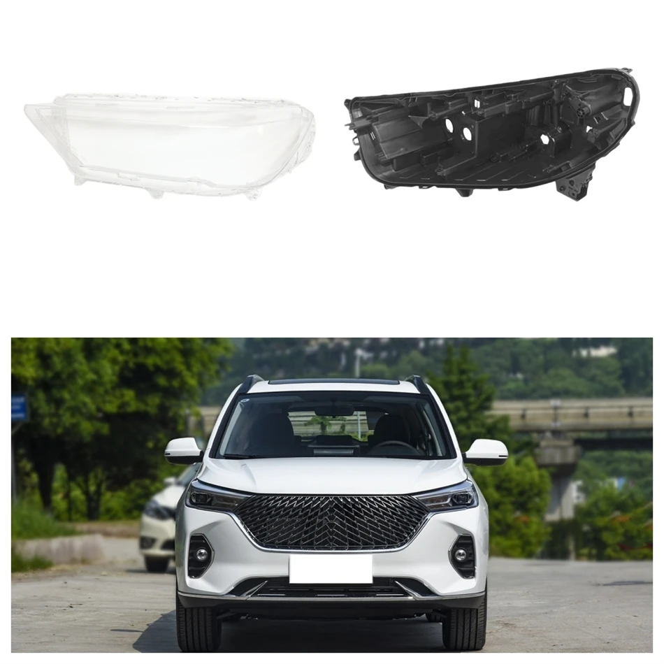 For Great Wall Haval M6 Plus 2021 2022 2023 Automotive Accessories Car Base Head Lamp Shell Back Casing Headlights Lights Glass