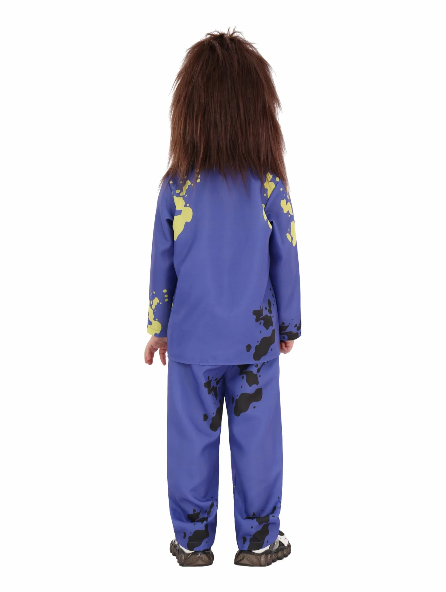 Personaggio dei cartoni animati Cosplay vestito blu Costume Halloween per Boy Castle Carnival Party Cartoon prince