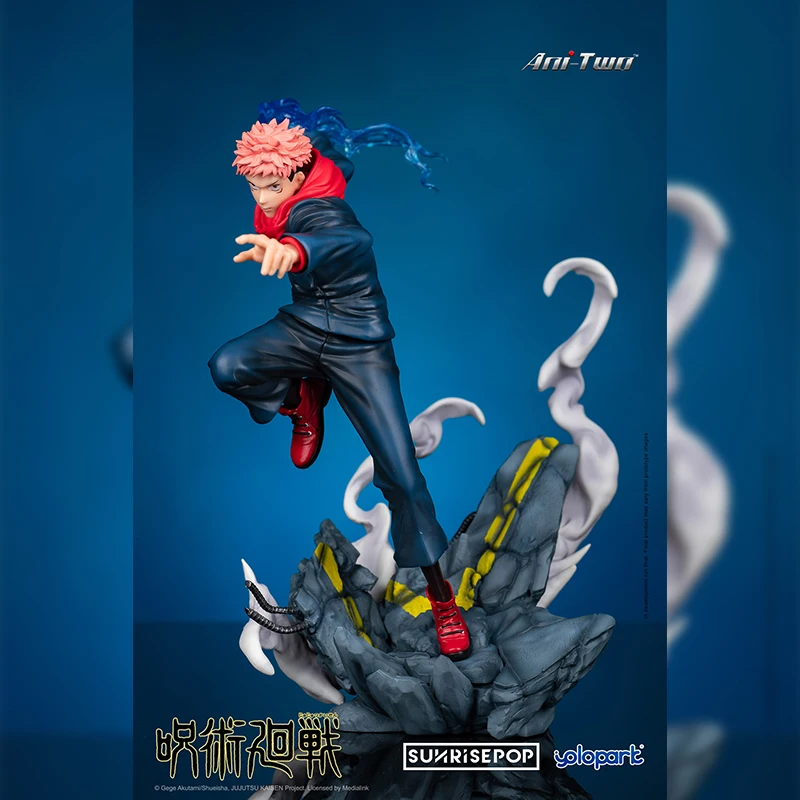 Original 2pcs Jujutsu Kaisen Action Figura 1/8 Battle Pose Satoru Gojo & Yuji Itadori Figures