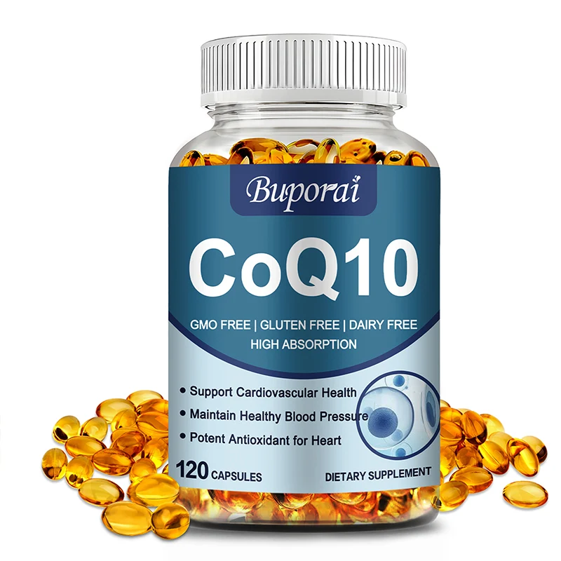 

Coenzyme Q-10 Capsules - for Heart, Cardiovascular, Immune and Skin Health, Antioxidant