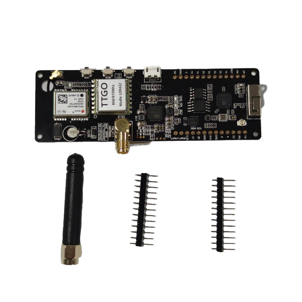 

TTGO T-Beam ESP32 WiFi Wireless Bluetooth Module ESP 32 GPS NEO-M8N IPEX LORA 32 Battery Holder 868MHz