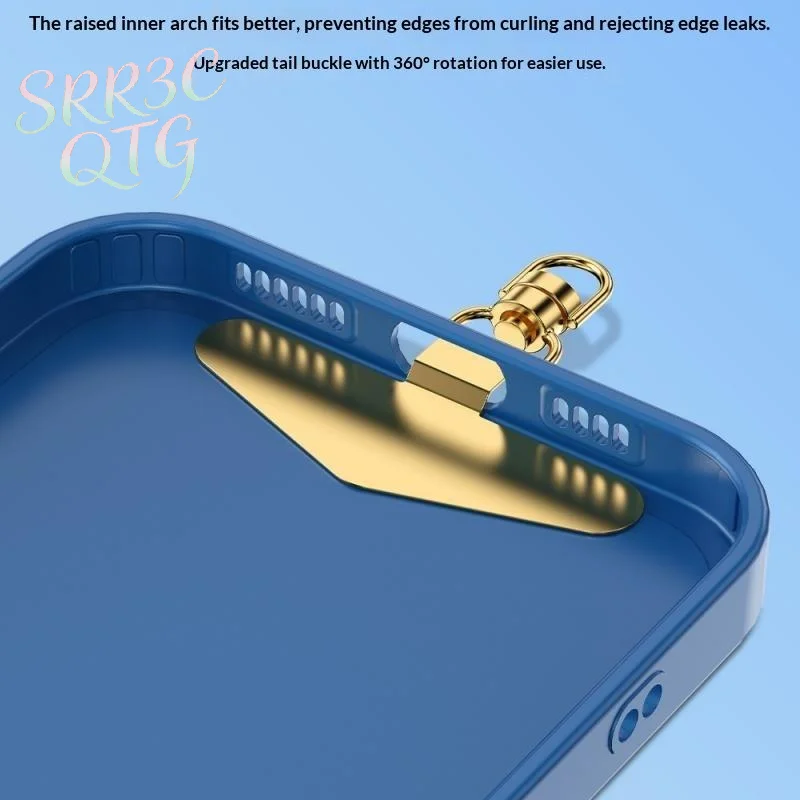 Hot 360° Rotation Metal Phone Tether Tab Cell Phone Lanyard Patch Gasket Universal Cellphone Lanyard Safety Connecter Piece