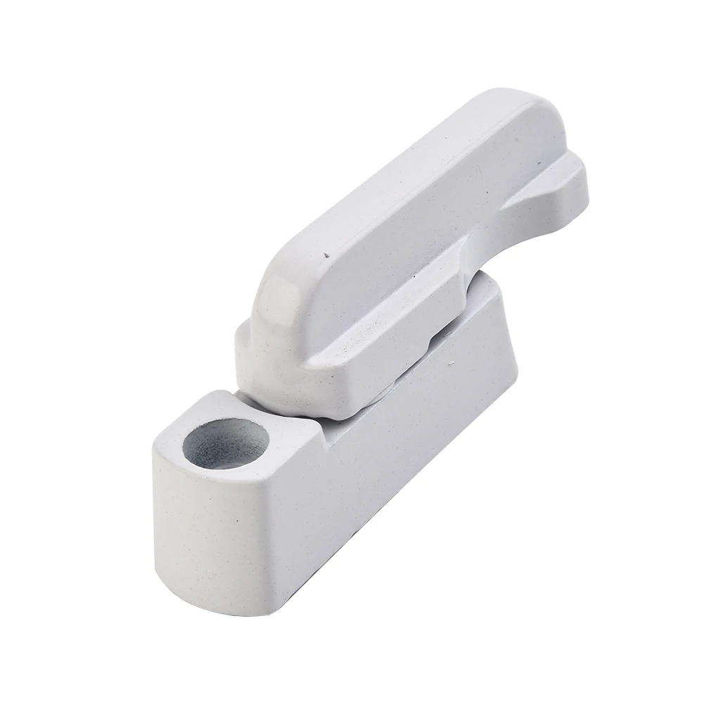 Aluminum Window Lock Practical Premium Protect 85x20x35mm Door For Latch Home Restrictor Safety Sash T-lock White