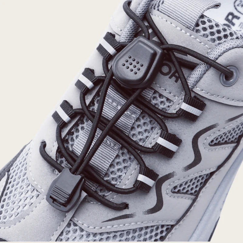 1 Pair Lazy Lock Shoelace Shoe Accessories No Tie Shoelaces Elastic Shoelace Sneakers Tennis Round Laces Without Ties Unisex