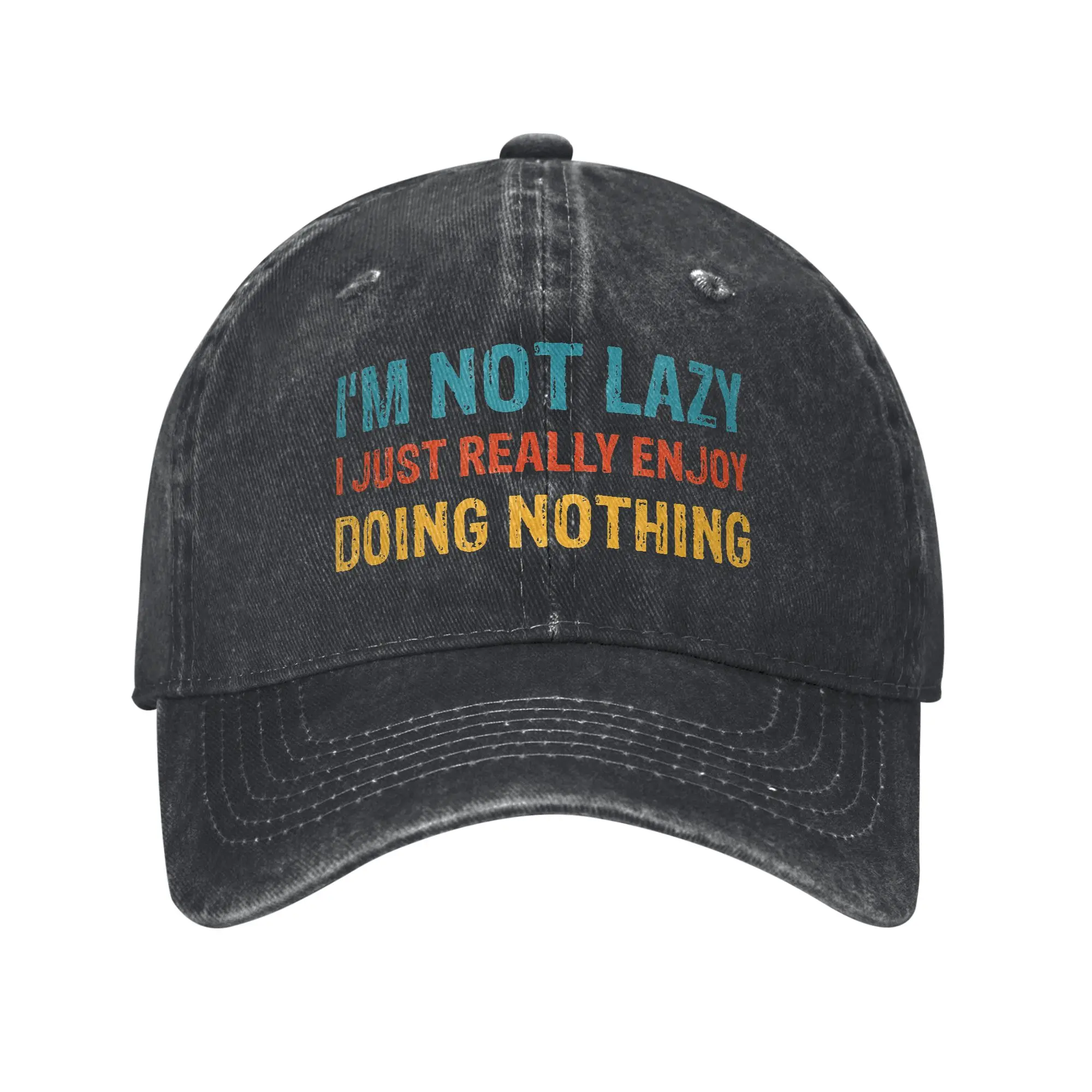 Men Women I'm Not Lazy I Just Really Enjoy Doing Nothing Caps Accessories Baseball Caps Vintage  Trucker Hats Adjustable