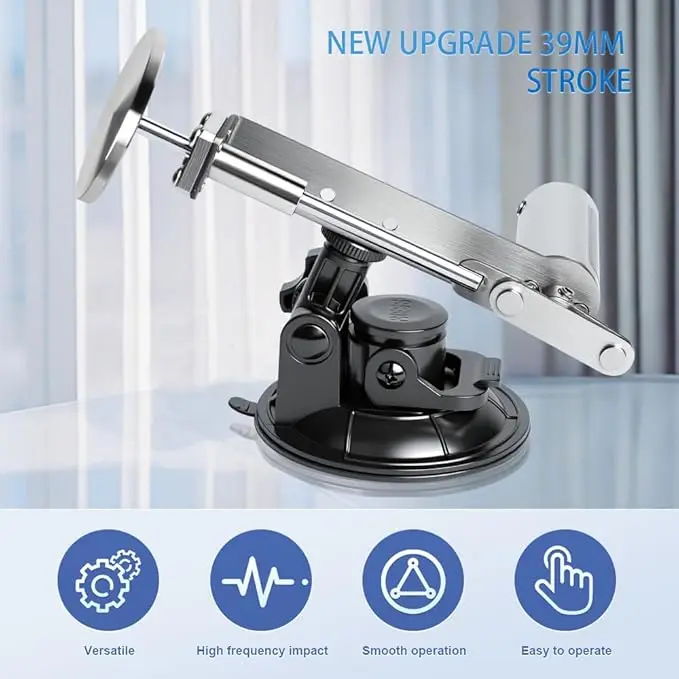 3V-24V Adjustable Speed Mini Telescopic Linear Actuator 39mm Stroke Reciprocating Mechanism Motor 60mm Aluminium Suction Cup