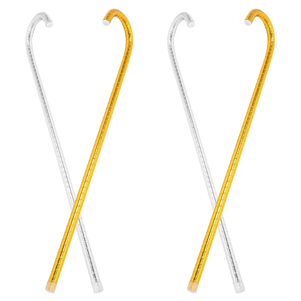

4 Pcs Dance Crutches Children Cane Decor Prop Ornament for Cosplay Children's Jazz Decoration