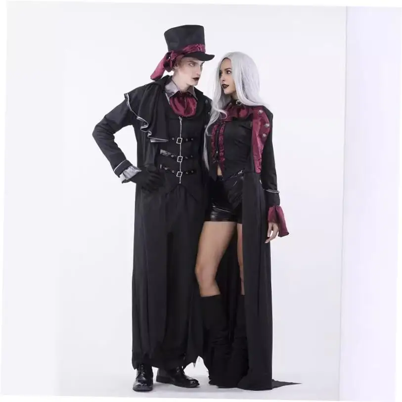 Halloween Cosplay Paar Kostüm Rollenspiel Männer Frauen Kleidung Elastisches Spandex Material Chinesischer Hersteller