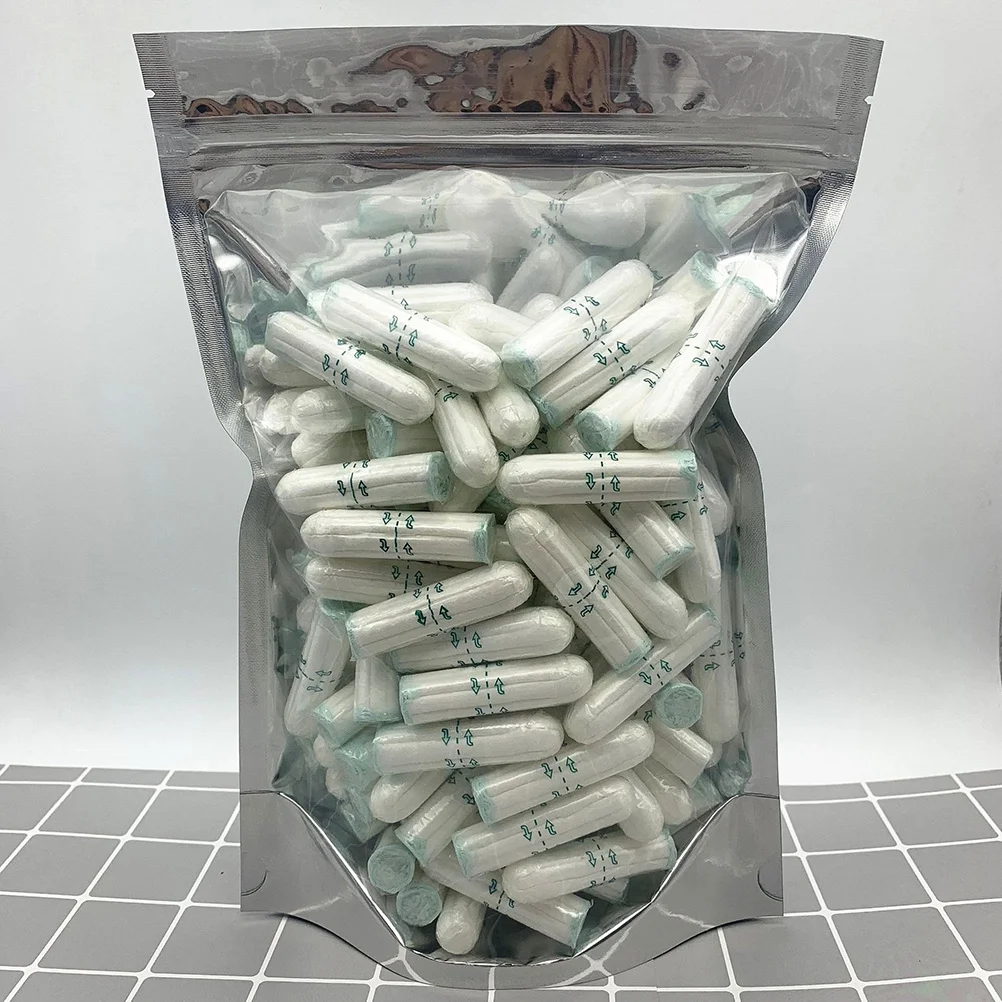 100Pcs Period Pads Organic Cotton Menstrual Tampons Comfortable Leakproof Flexible Feminine Hygiene Pads for Women Ladies