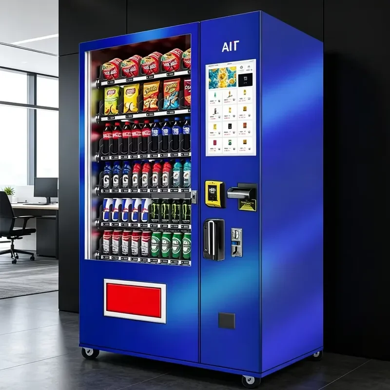 for AIT Large Capacity Refrigerated Vending Machine with SDK Touchscreen Remote Management System for Beverage and Food