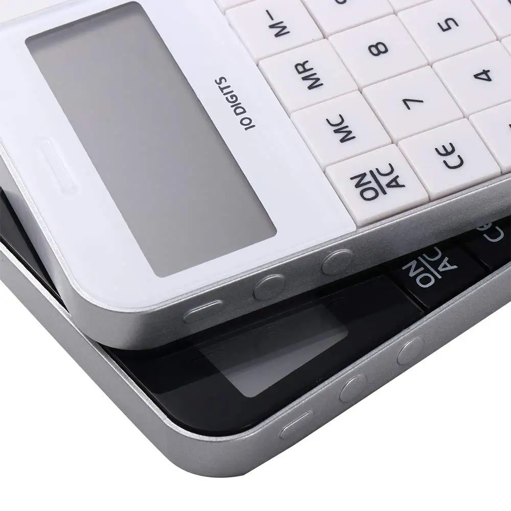 Mini Portable Universal Office Pocket Cheap White Electronic Digit Calculator Black