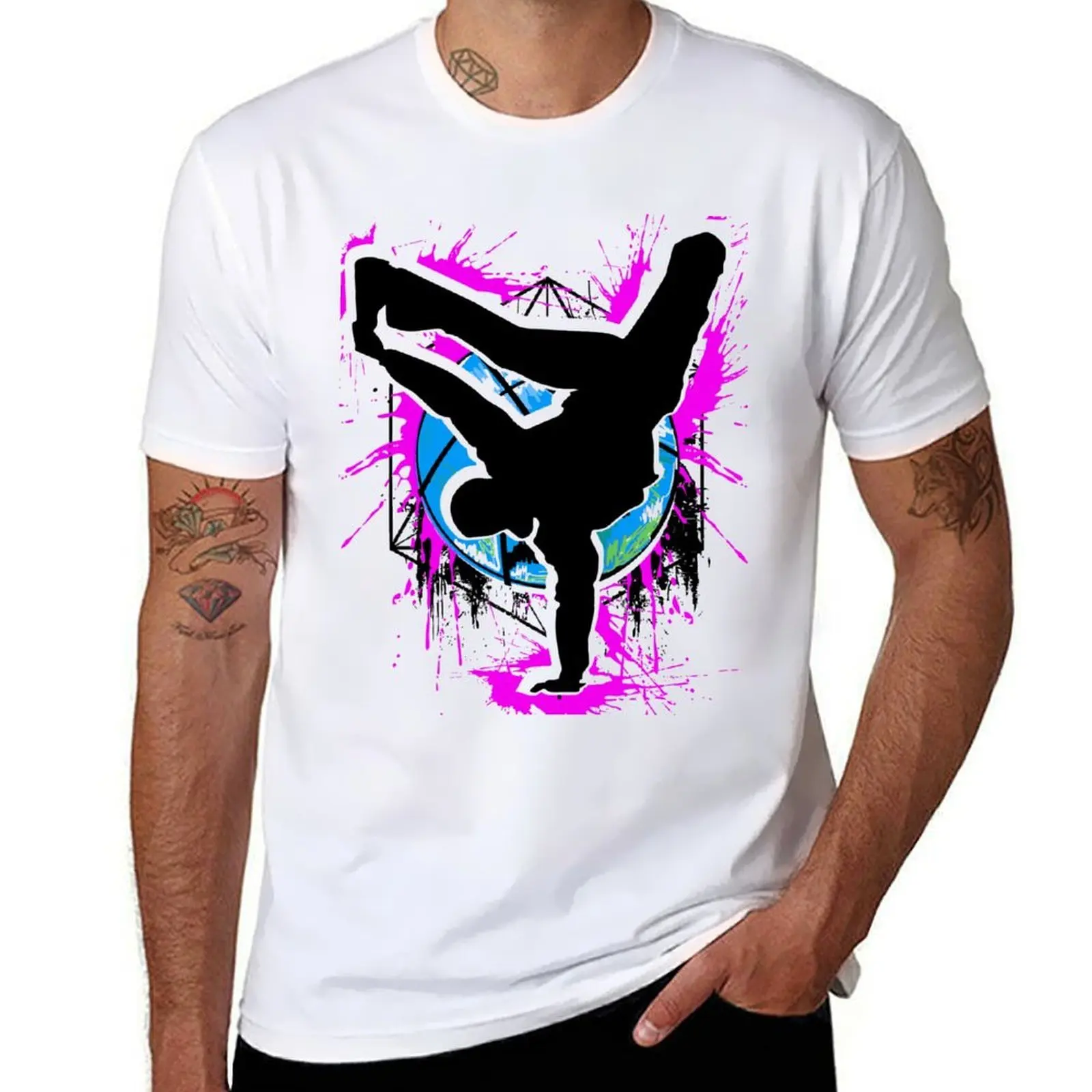 

Breakdance - Breakdancer - Breakdancing B-Boy - Streetdance T-Shirt cotton tshirt 100% man t shirt cotton high quality T-Shirt
