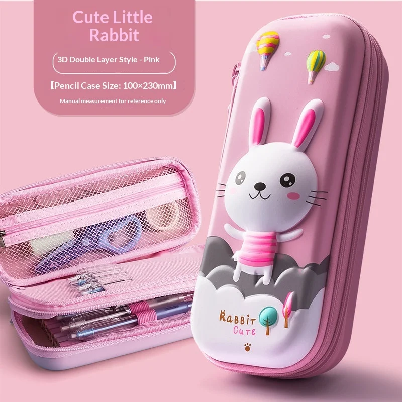 

Пенал большой емкости для мальчиков и детей с кодовым замком, мультяшный 3D-пенал