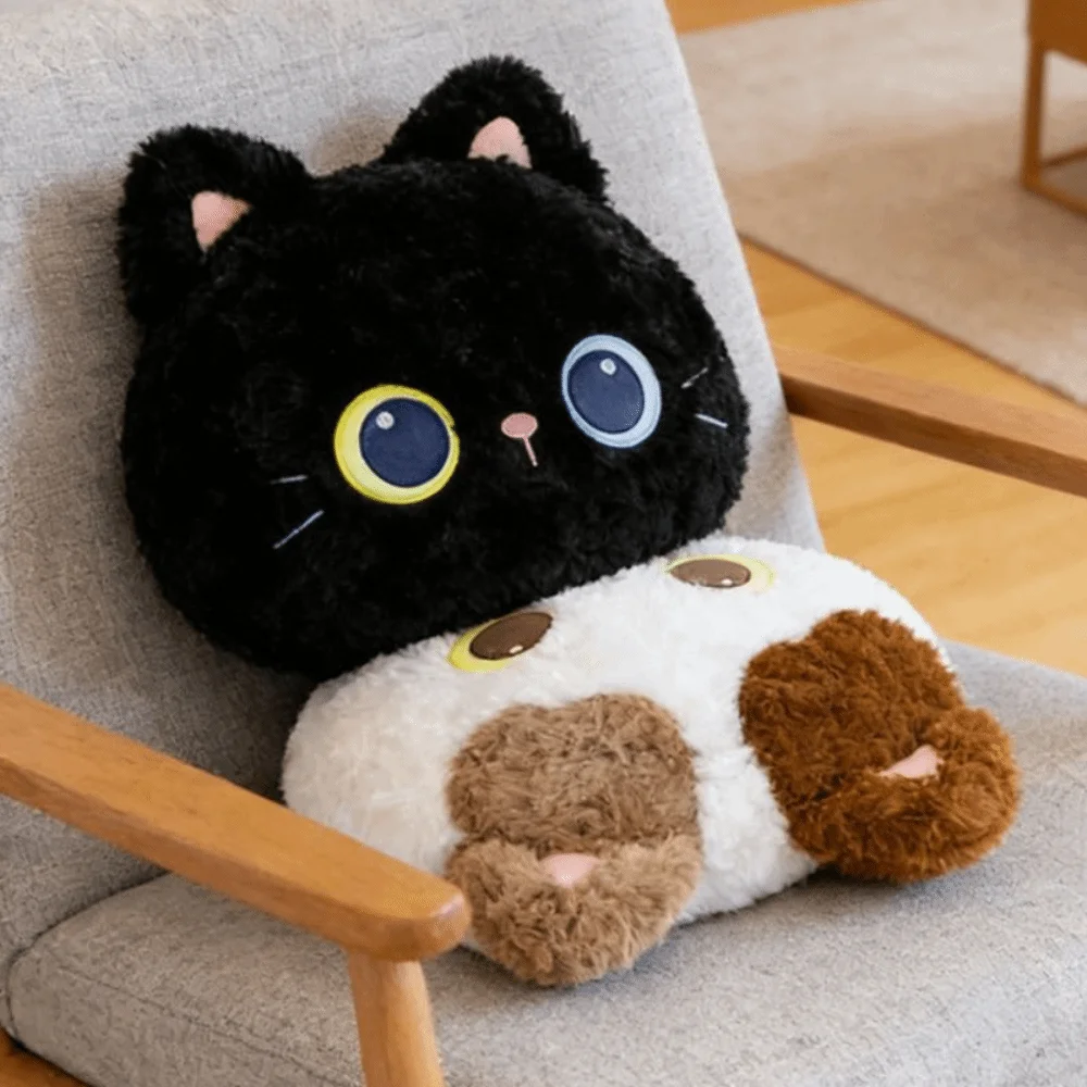 

Fashion Stuffed Animal Cat Cushion Home Decoration Kawaii Stuffed Cat Pillow 38cm Bedroom Sofa Cat Throw Pillows Birthday Gift