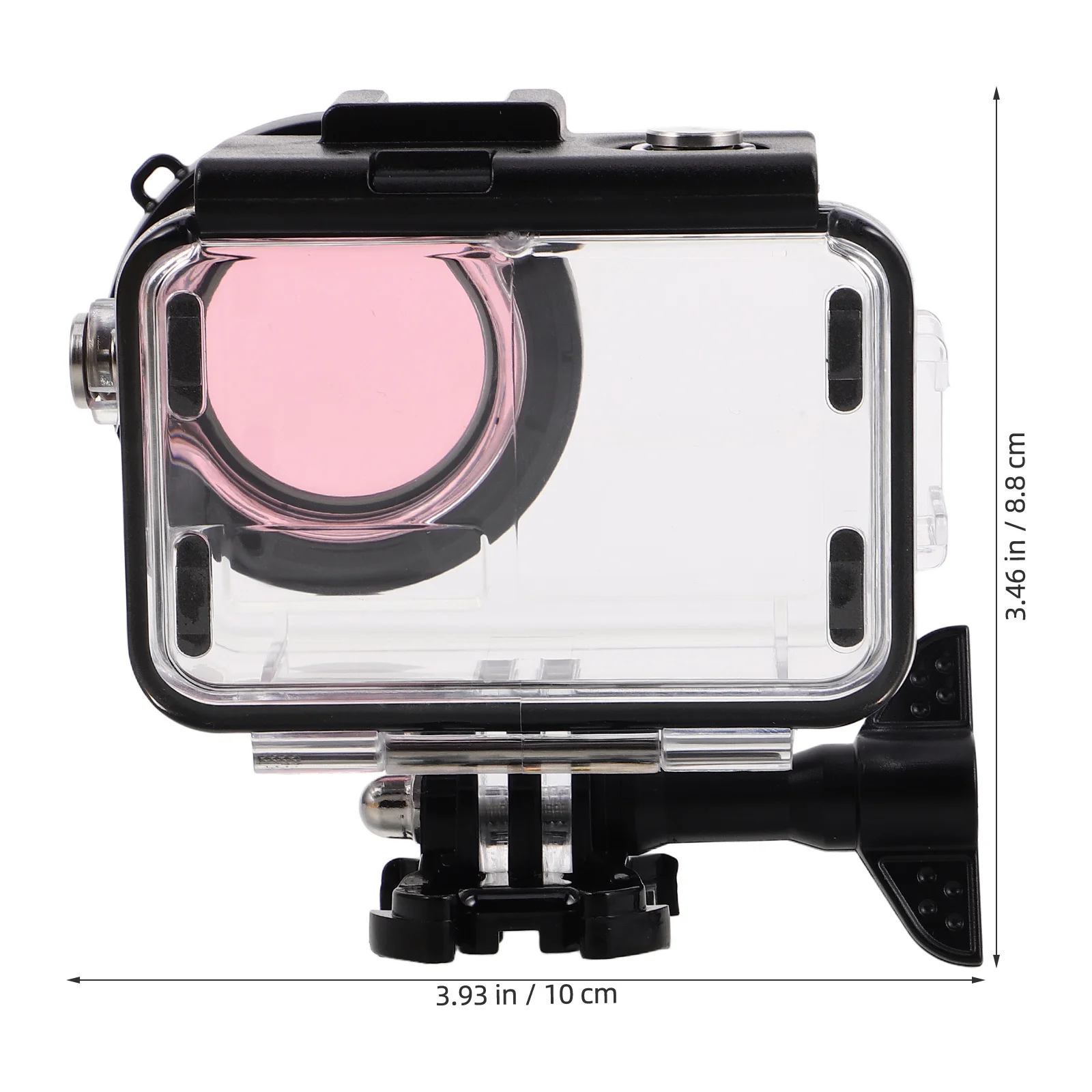 Waterproof Housing Dual Cold Shoe Mounts For Digital Camera Protection Underwater Case Portable Sturdy Shell Camera Accessories